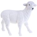 Floristik24 Sheep decorative figure table decoration Easter white flocked 30×28cm