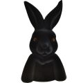 Floristik24 Bunny bust thinking black flocked Easter 16.5×13×27cm