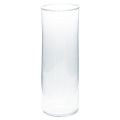 Floristik24 Tall glass vase conical flower vase glass 30cm Ø10.5cm