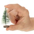 Artificial mini Christmas trees as table decorations for Christmas, snow-covered, 6cm, 12 pieces | Floristik24.co.uk