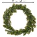 Kunststoff Wreath Pine Green for Door Decoration 35cm | Floristik24.co.uk