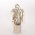 Gold Metal Angel Candle Holder
