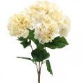 Floristik24 Hydrangea bouquet artificial flowers yellow 5 flowers 48cm