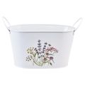 Floristik24 Flower bowl made of metal plant bowl planter 27×16×15.5cm