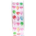 Floristik24 Gift ribbon colorful balloons birthday decoration 40mm 15m