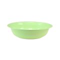 Floristik24 Decorative bowl metal enamel look bowl green lime 25cm