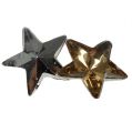 Floristik24 Decoration to control acrylic stars Ø1,5cm gold 100g