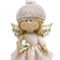 Floristik24 Advent decoration Christmas angel, angel heart figure H16.5cm 2pcs