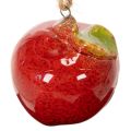 Ceramic Hanging Apple Autumn Decoration 5cm Set of 4 | Floristik24.co.uk