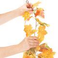 Artificial Maple Leaf Garland Autumn Decoration 165cm | Floristik24.co.uk