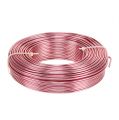 Floristik24 Aluminum Wire Ø2mm 500g 60m Pink