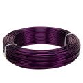 Floristik24 Aluminum wire Ø2mm dark purple 60m 500g