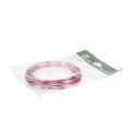 Floristik24 Aluminum wire 2mm 100g pink