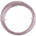 Floristik24 Aluminum wire Ø1mm pink decorative wire round 120g