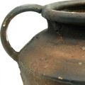 Floristik24 Amphora antique look for planting vase metal garden decoration H29cm