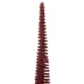 Decorative Christmas tree, slim tree figure on a wooden base, 60cm | Floristik24.co.uk