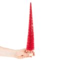 Decorative narrow Christmas tree, artificial Christmas tree on wooden base, 40cm, 3 pieces | Floristik24.co.uk