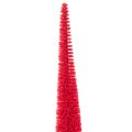 Decorative narrow Christmas tree, artificial Christmas tree on wooden base, 40cm, 3 pieces | Floristik24.co.uk