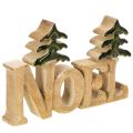 Floristik24 Noel Wooden Christmas Decoration with Two Trees 18cm
