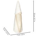 Ceramic Christmas Gnome Decoration Figure 22cm Grey and Natural | Floristik24.co.uk