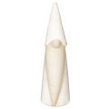 Ceramic Christmas Gnome Decoration Figure 22cm Grey and Natural | Floristik24.co.uk