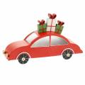 Floristik24 Christmas car with LED red metal 25cm H14.5cm for battery.