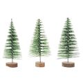 Artificial mini Christmas trees as table decorations for Christmas, snow-covered, 6cm, 12 pieces | Floristik24.co.uk