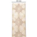 Dekorative Ribbon with Golden and Brown Stars, 40mm x 20m, Wired Edges | Floristik24.co.uk