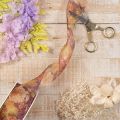 Organza Ribbon with Autumn Floral Design 40mm x 15m | Floristik24.co.uk