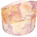Organza Ribbon with Autumn
