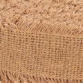 Cotton Decorative Fringe Ribbon 40mm Brown 30m | Floristik24.co.uk