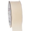 Floristik24 Decorative Velvet Ribbon 40mm x 20m Cream for Crafts and Gift Wrapping