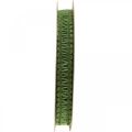 Floristik24 Jute ribbon for decoration, natural gift ribbon, decorative ribbon green 15mm 15m