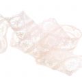 Floristik24 Lace ribbon vintage pink 40mm 20m