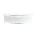 Floristik24 Lace ribbon with scalloped edge white 25mm 20m
