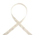Floristik24 Decorative ribbon maritime cotton ribbon cream shells 25mm 15m
