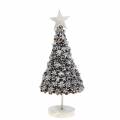 Floristik24 Decorative Christmas tree star anise white washed glitter 30cm