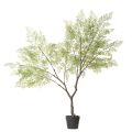 Floristik24 Artificial Tree with Delicate Leaves, 120 cm, Green and Brown