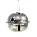Floristik24 Christmas tree decoration metal bell 4cm silver 12pcs