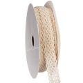 Floristik24 Cotton lace ribbon for decoration and handicrafts, 15mm wide, 10m long