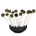 Bell Cup on Stick Green Dried