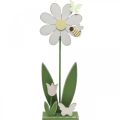 Floristik24 Flower decoration with bee, wooden decoration for spring H56cm