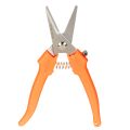 Precision Flower Pruning Shears with Orange Handle, Stainless Steel Blades, 19 cm | Floristik24.co.uk