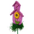Floristik24 Flower stud with house colored 12pcs