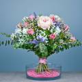 Floristik24 Bouquet of cream roses 26cm