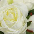 Floristik24 Bouquet Peonies White L30cm