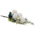 Floristik24 Artificial Flower Bouquet Snowball Teasel Artificial Fern 65cm