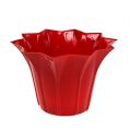 Floristik24 Flowerpot Plastic Red Ø12cm 10pcs