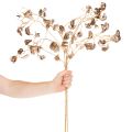 Beverage Blossom Metallic Artificial Stem 80cm Set of 3 for Indoor Decorations | Floristik24.co.uk