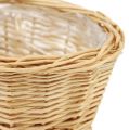 Floristik24 Bread basket peeled approx. 29.5cm oval